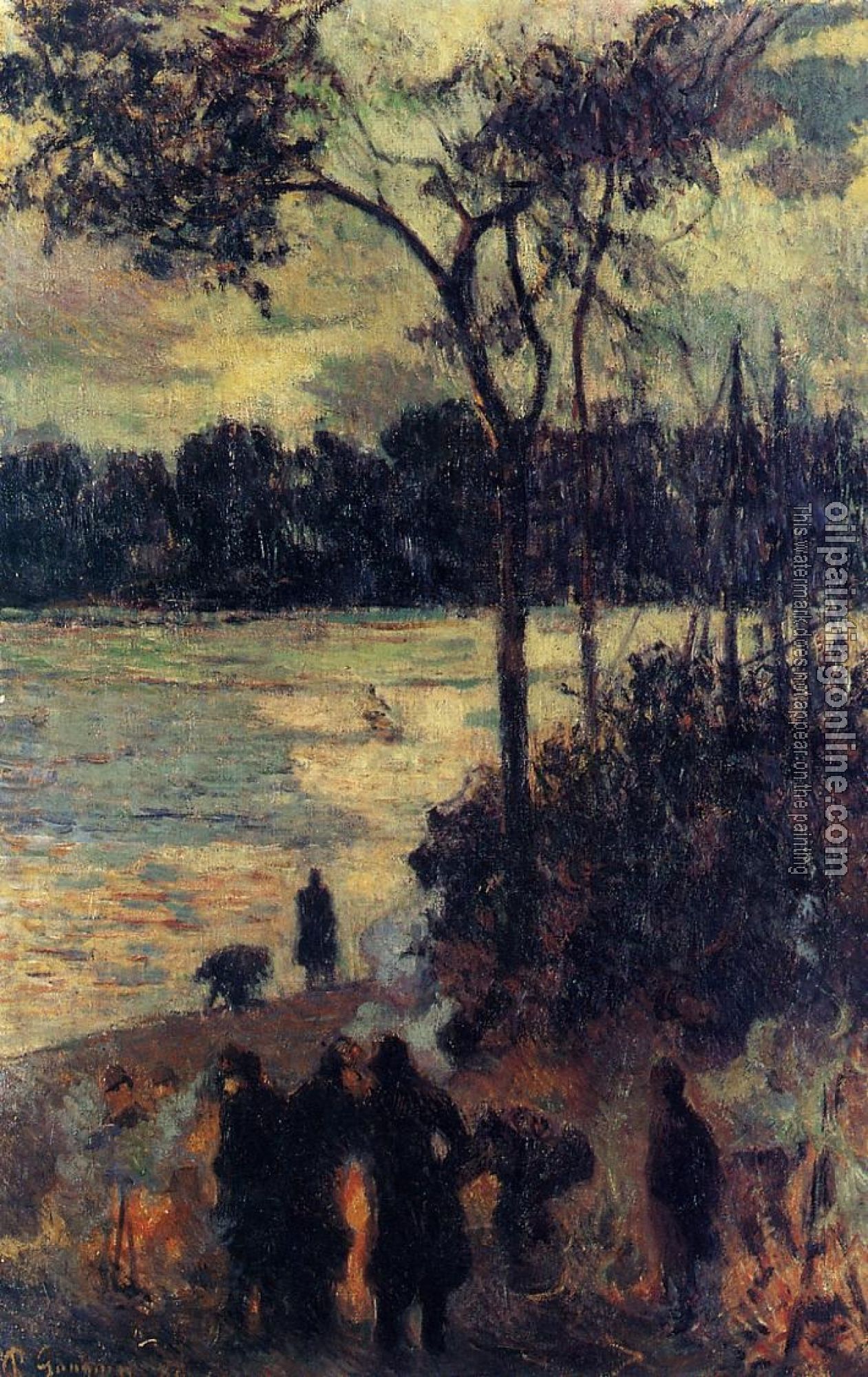 Gauguin, Paul - Fire by the Water